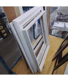 CADRE BOIS NU BLANC 