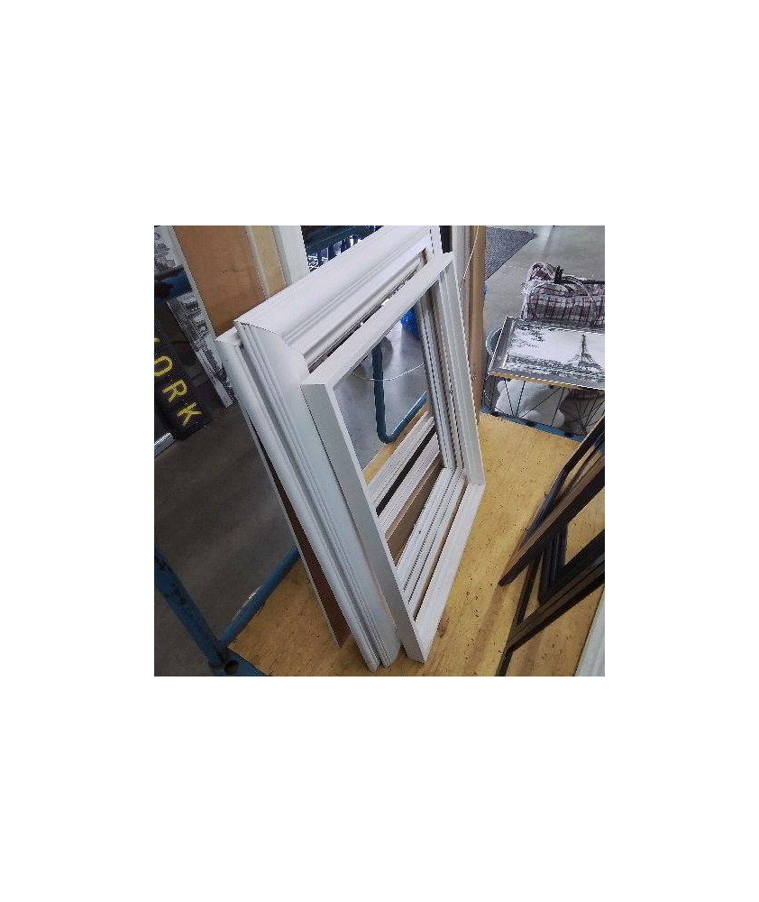 CADRE BOIS NU BLANC 