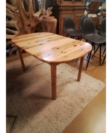 TABLE EN SAPIN + ALLONGE 