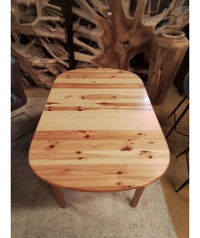 TABLE EN SAPIN + ALLONGE 