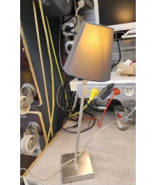 LAMPE PIED METAL ABAT-JOUR PM / DESAXABLE