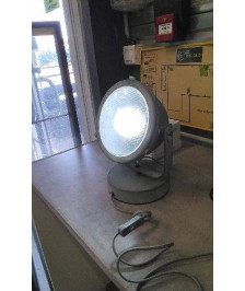 LAMPE A POSER - SPOT METAL GRIS - 