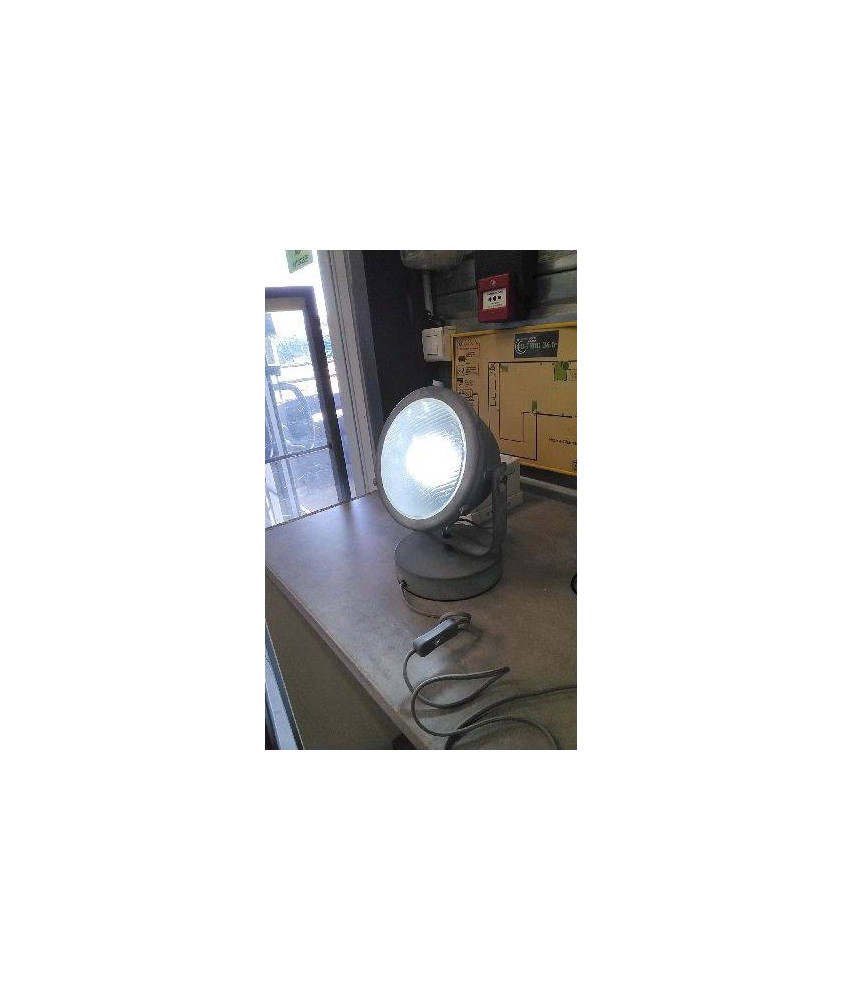 LAMPE A POSER - SPOT METAL GRIS - 