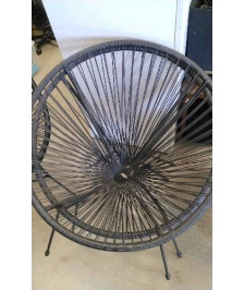 FAUTEUIL STYLE ACAPULCO ROND - 