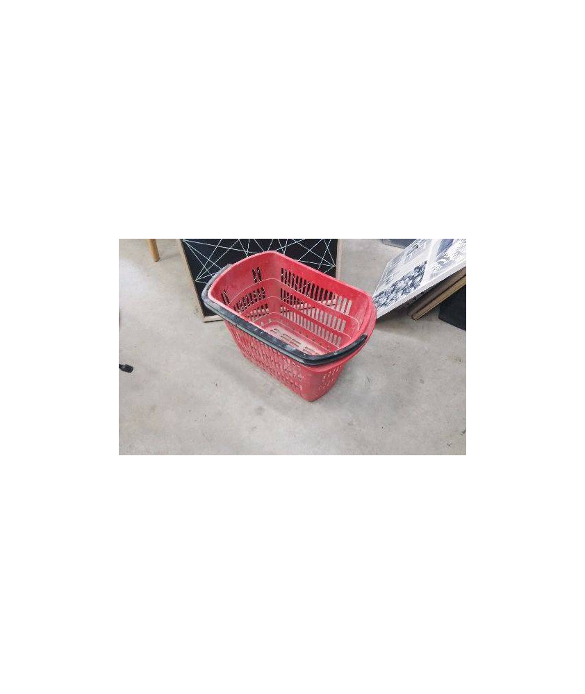 PANIER PLASTIQUE ROUGE 
