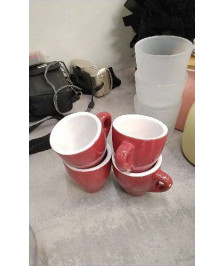 TASSE A CAFE ROUGE LE LOT