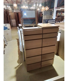COMMODE 6 TIROIRS +MIROIR 