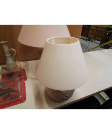 PETITE LAMPE SPHÉRIQUE MOTIF FLORAL 