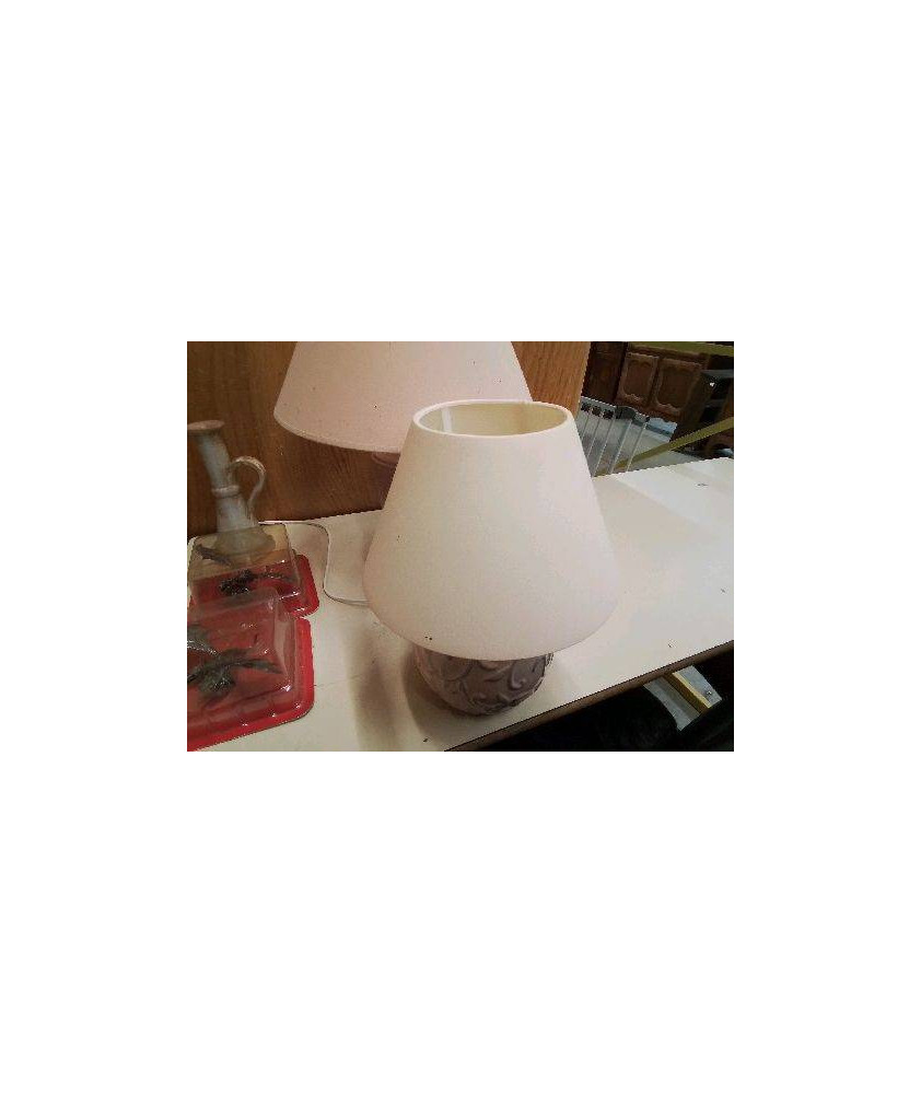 PETITE LAMPE SPHÉRIQUE MOTIF FLORAL 