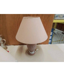 LAMPE ROSE MOTIF BLE 