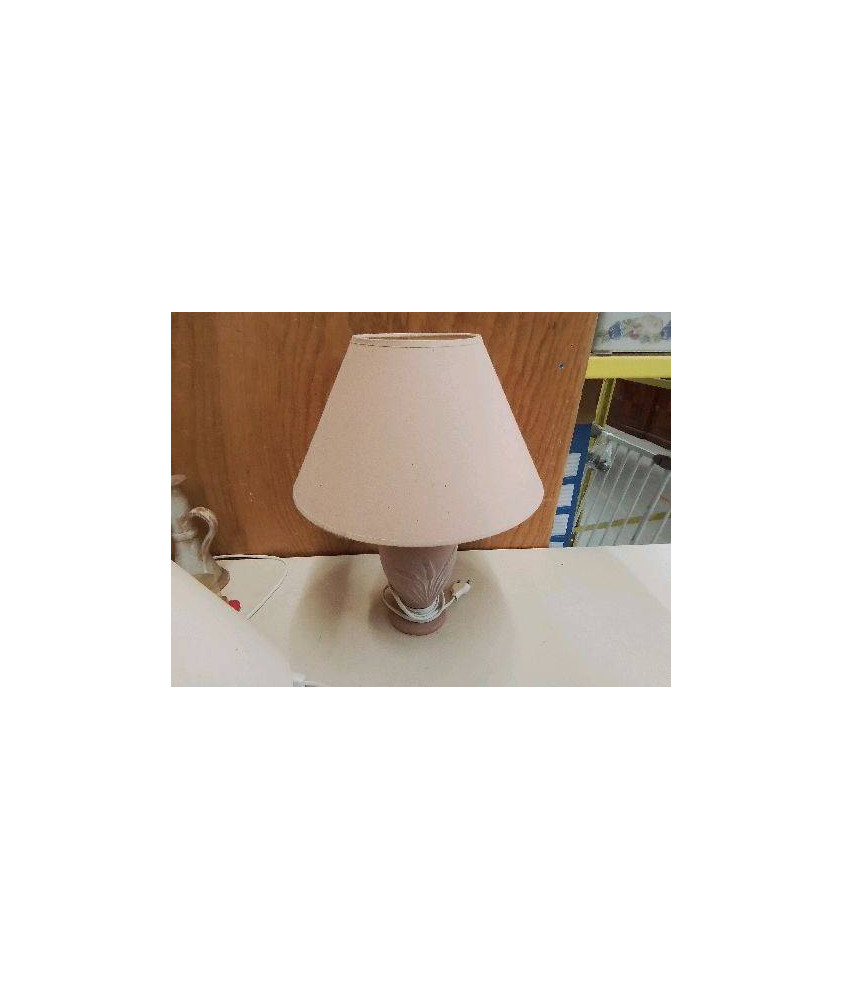 LAMPE ROSE MOTIF BLE 