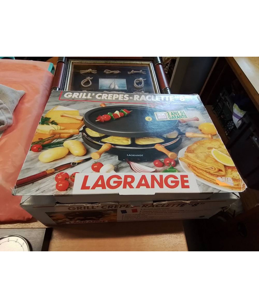RACLETTE ÉLECTRIQUE 8 PERSONNES LAGRANGE 