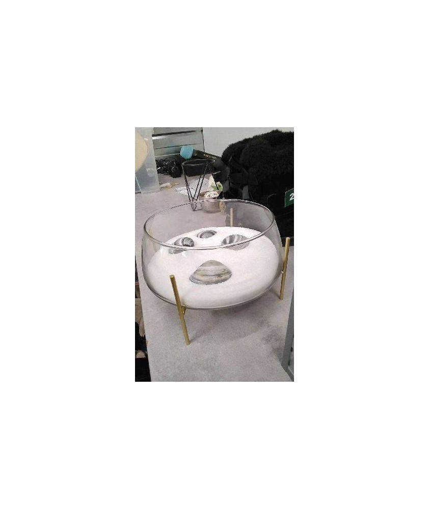 DECO POT VERRE SUR PIED 