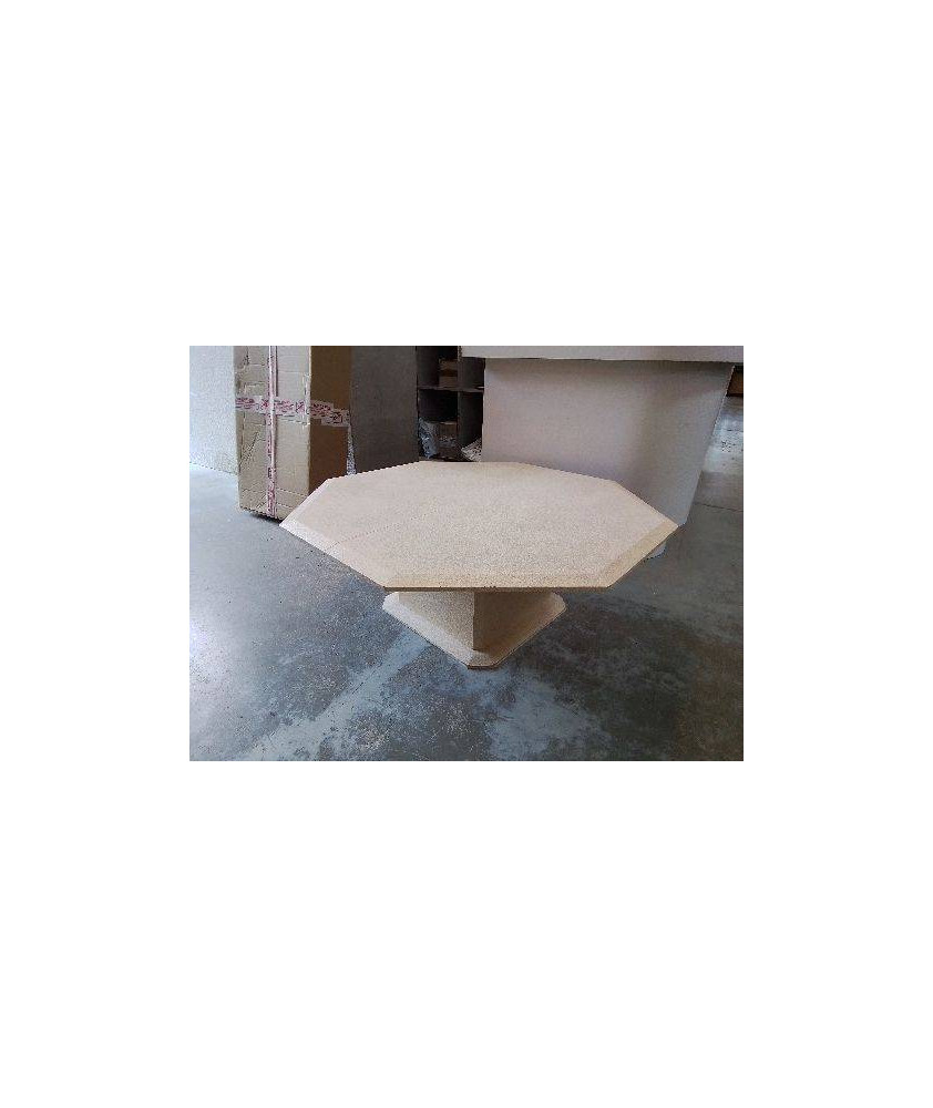 TABLE BASSE OCTOGONALE 