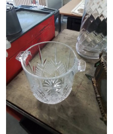 SEAU A CHAMPAGNE CRISTAL TAILLÉ 