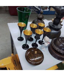 LOT 6 VERRE SAQUE JAPON