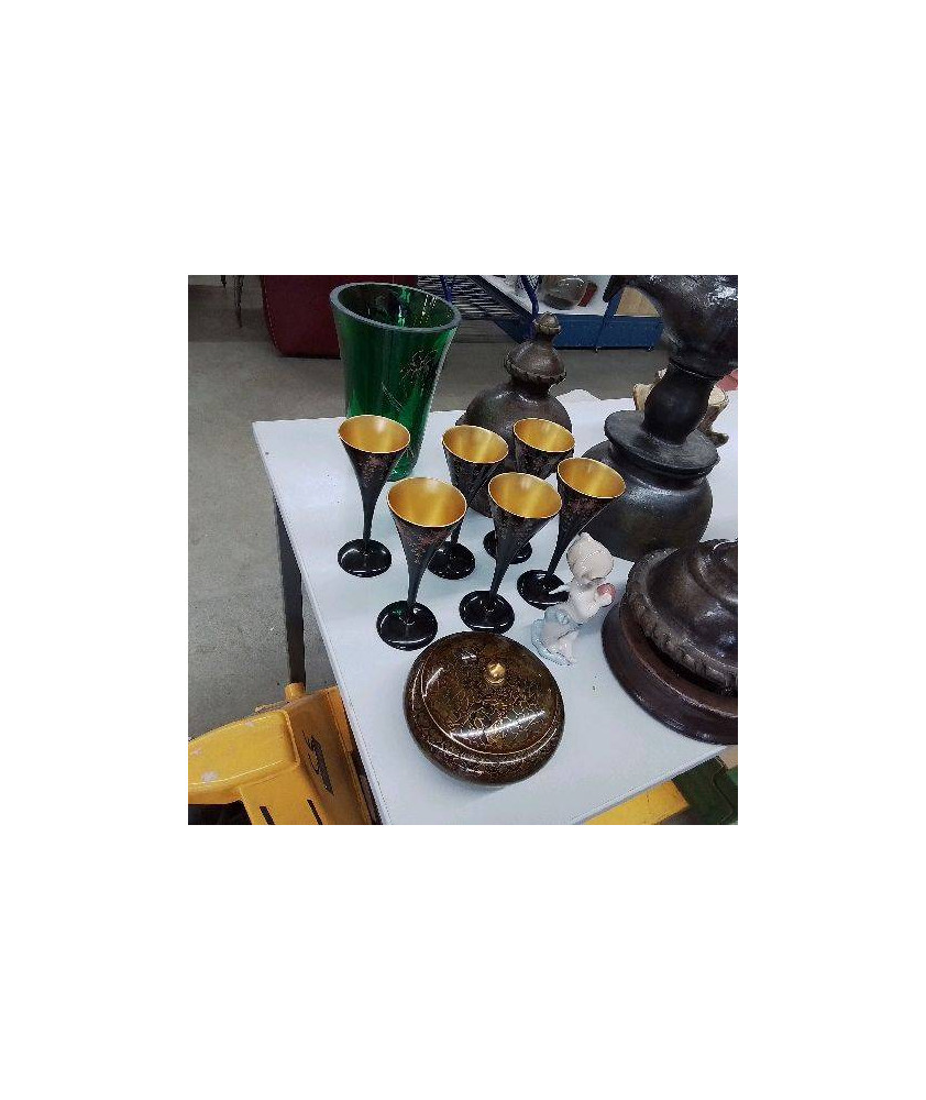 LOT 6 VERRE SAQUE JAPON