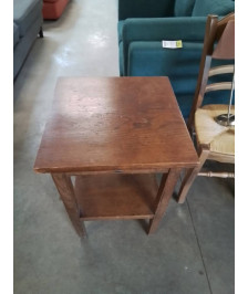 CONSOLE BOIS 2 PLATEAUX ANNÉES 50