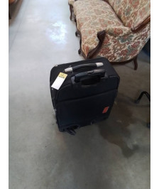 VALISE A ROULETTES TISSU NOIR SAAB