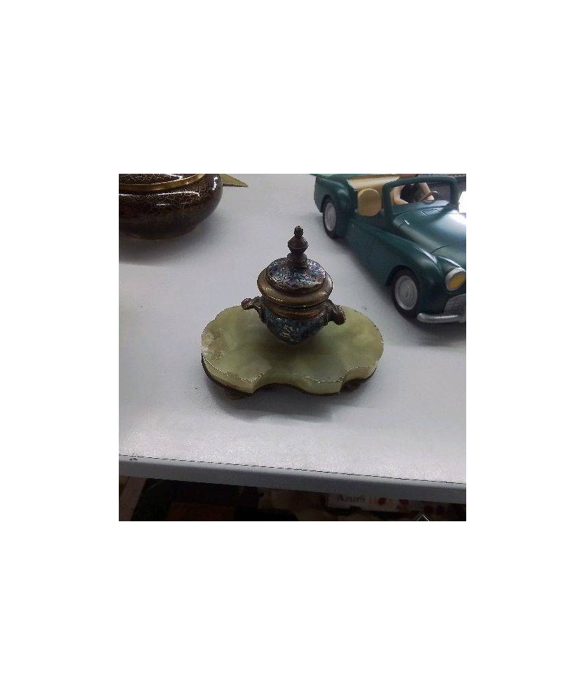 ENCRIER EN CLOISONNÉ 