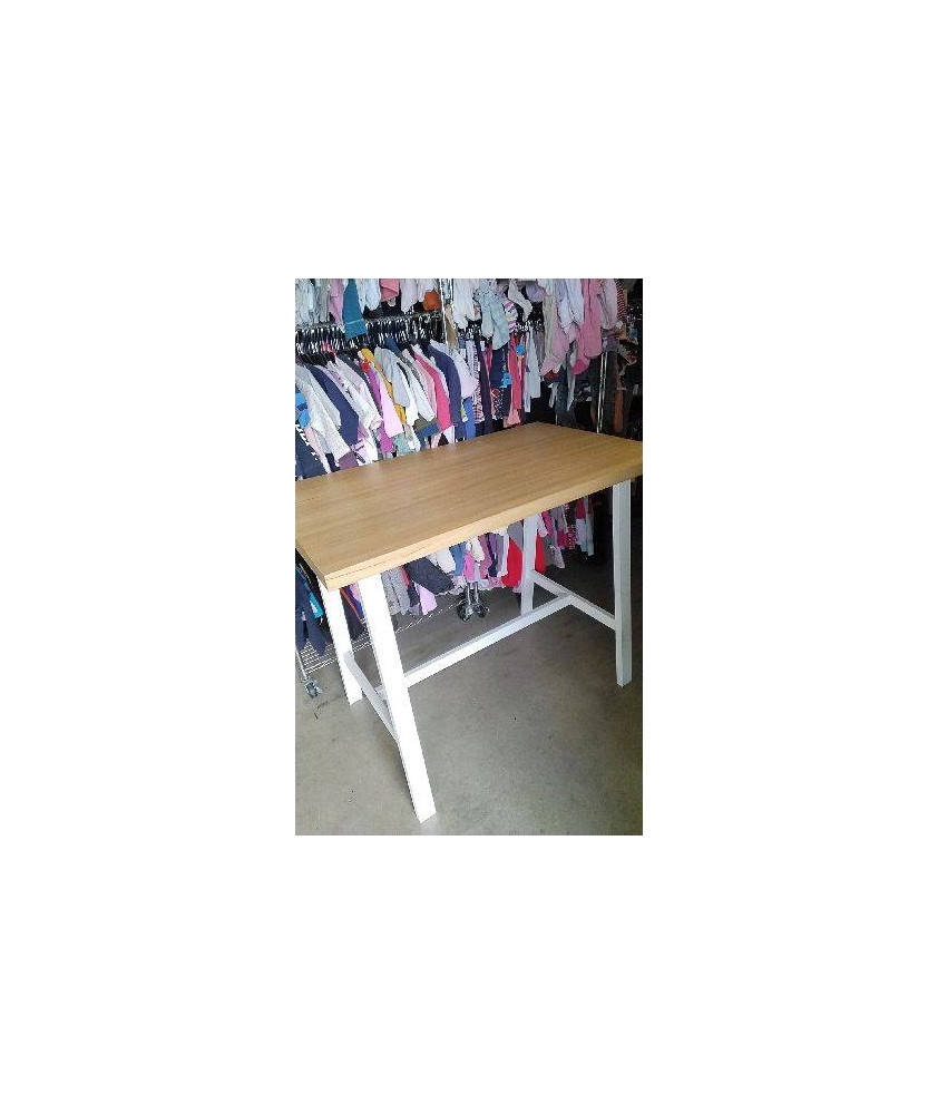TABLE HAUTE 120X70CM - EN L’ETAT