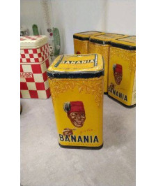 DECO BOITE BANANIA VINTAGE - METAL 