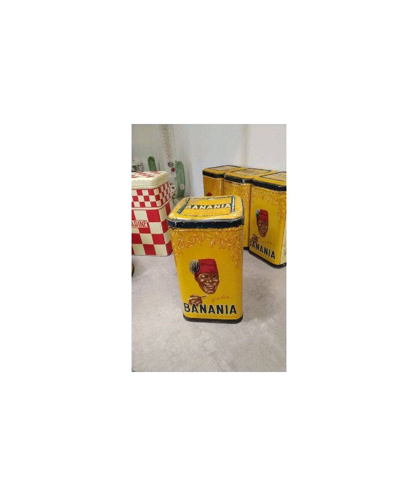 DECO BOITE BANANIA VINTAGE - METAL 
