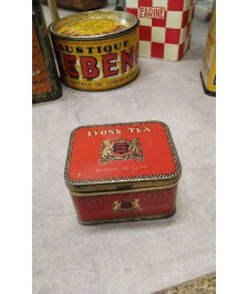 BOITE A THE LYONS TEA - METAL  - PM