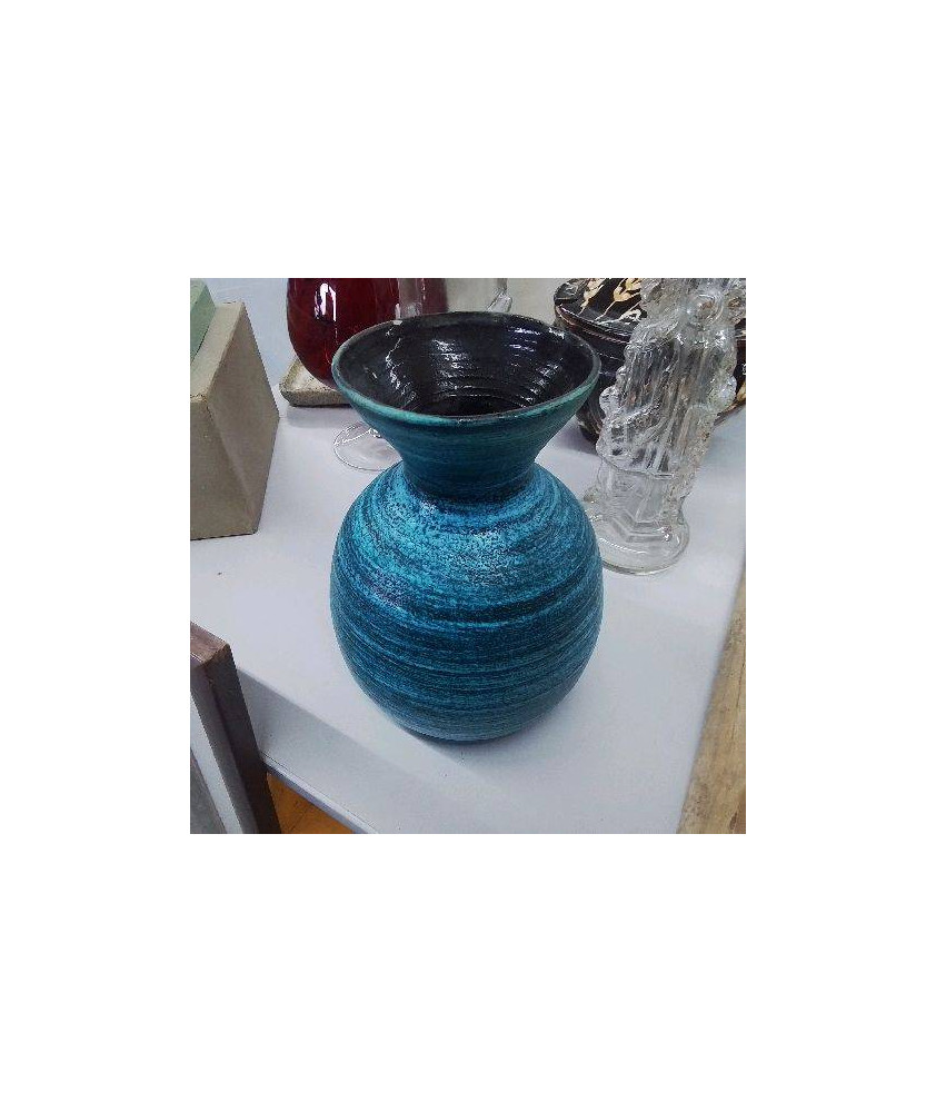 VASE EN FAIENCE ACCOLAY