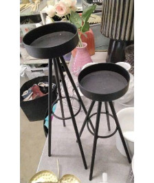 PORTE BOUGIE NOIR HAUT