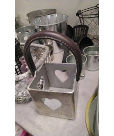 PANIER CŒUR METAL 