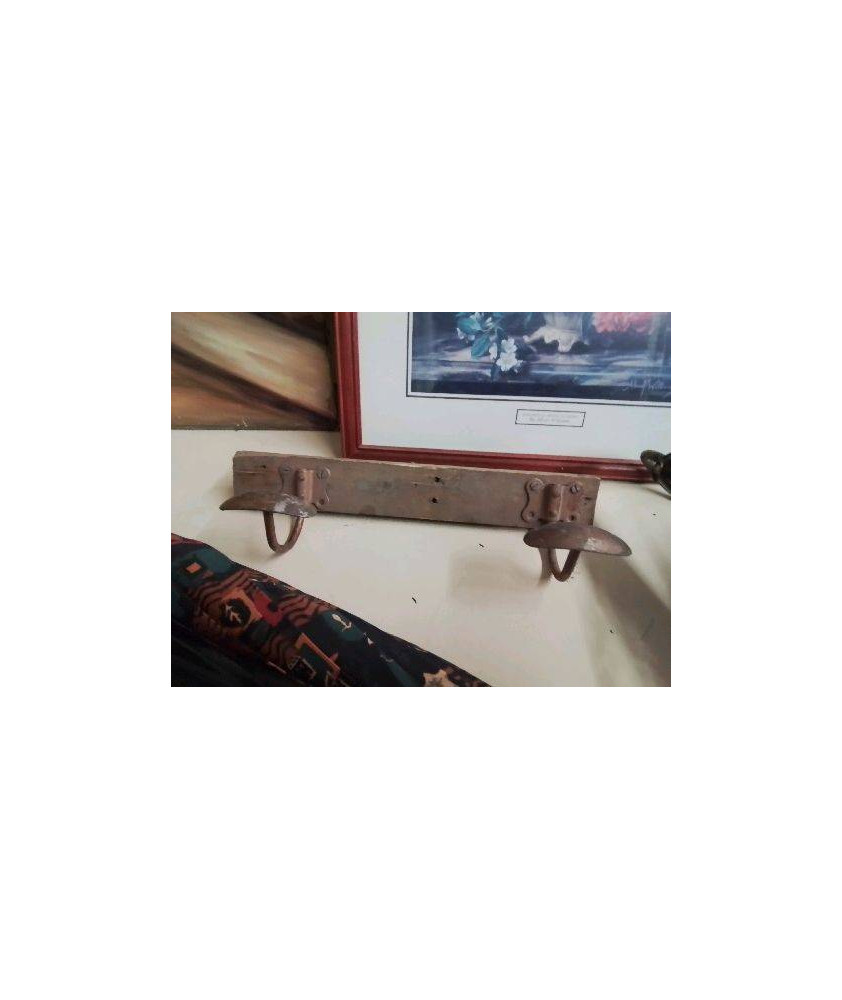 PORTE MANTEAU EN BOIS EN FER 