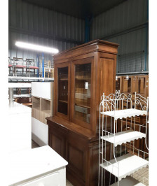 BUFFET 2 CORPS MERISIER HAUT VITRÉ