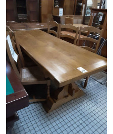 TABLE DE FERME MONASTÈRE CHENE MASSIF