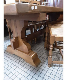 TABLE DE FERME MONASTÈRE CHENE MASSIF