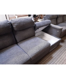 CANAPÉ IKEA GRIS AVEC COFFRE