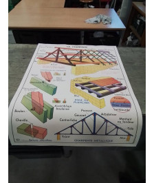 AFFICHE SCOLAIRE MDI LA MAISON ET LA CHARPENTE