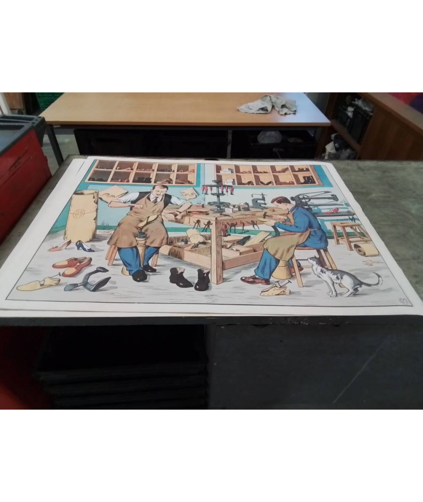 AFFICHE SCOLAIRE MDI CORDONNERIE ET COIFFURE