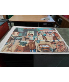AFFICHE SCOLAIRE MDI LA FORGE ET LA MENUISERIE