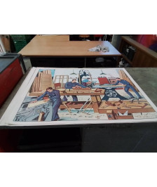 AFFICHE SCOLAIRE MDI LA FORGE ET LA MENUISERIE