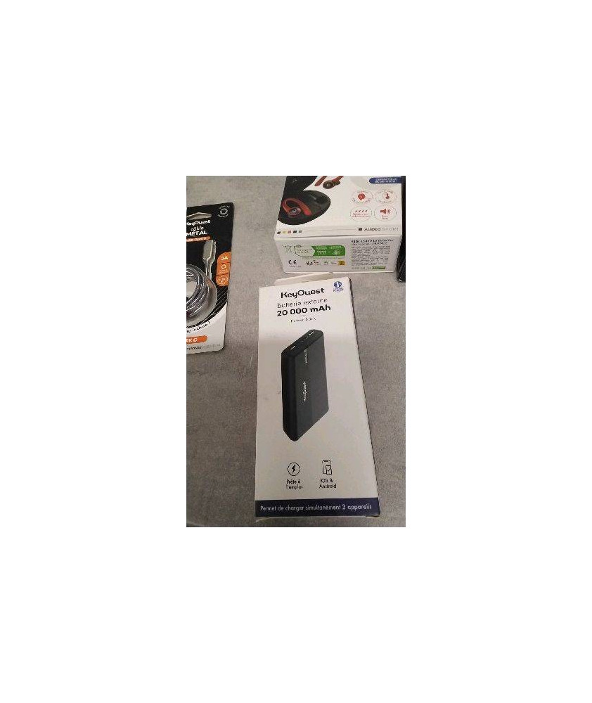 BATTERIE EXTERNE KEYOUEST- 20000MAH 