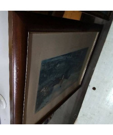 CADRE GRAVURE CHEVAL