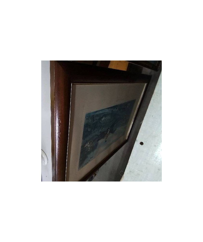 CADRE GRAVURE CHEVAL