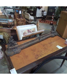 BARRE DE CHEMINEE STYLE LOUIS XV 