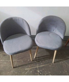 PAIRE DE CHAISES MODERNES 
