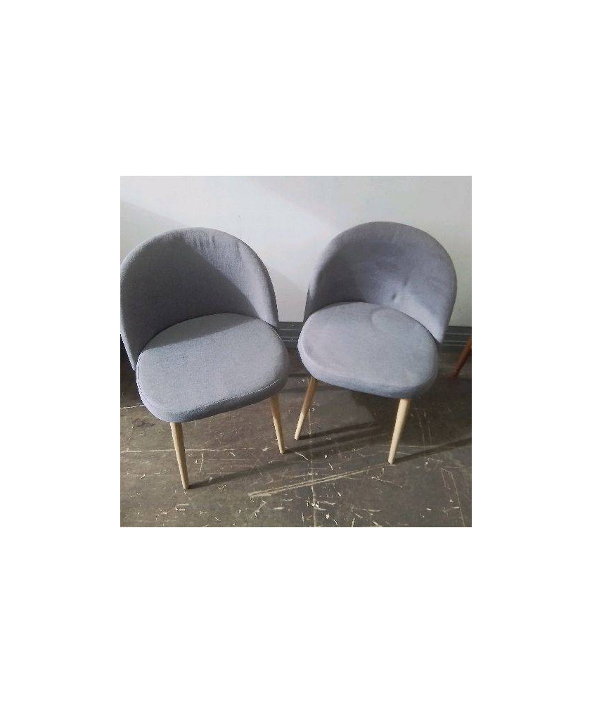 PAIRE DE CHAISES MODERNES 