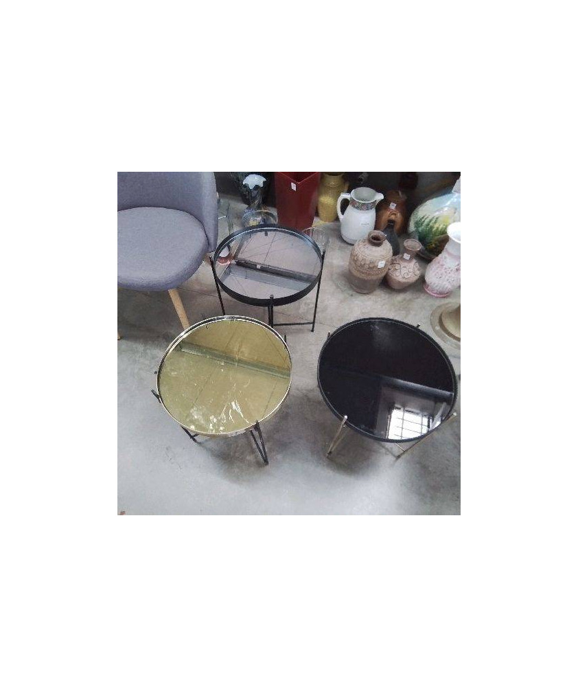 TABLE D’APPOINT MIROIR