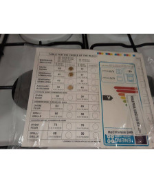 GAZINIERE BOMPANI GAZ DE VILLE+INJECTEUR BUTANE DOUBLE FOUR