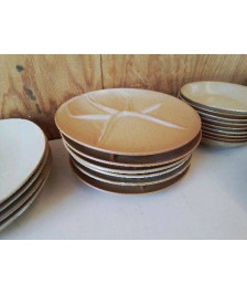 LOT 6 ASSIETTES A FONDUE 