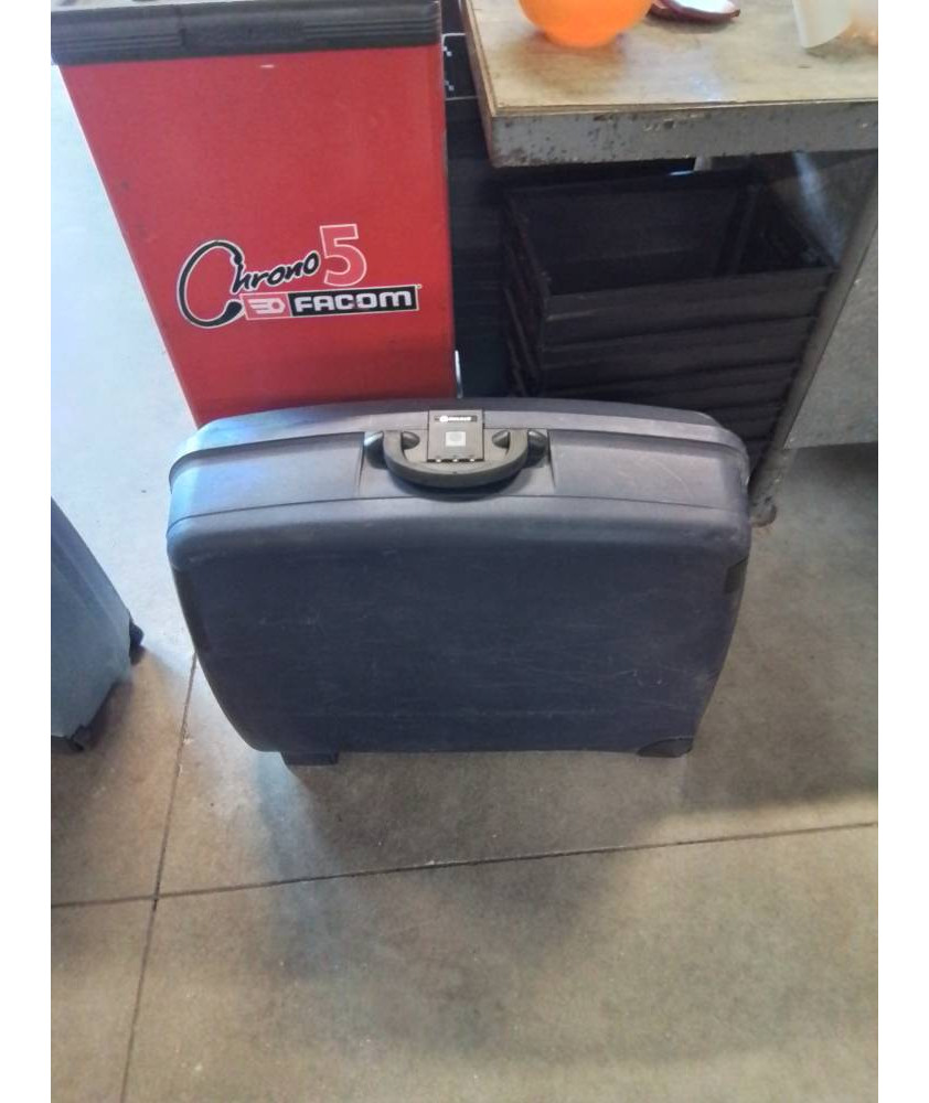 VALISE COQUE A ROULETTES DELSEY BLEU MARINE